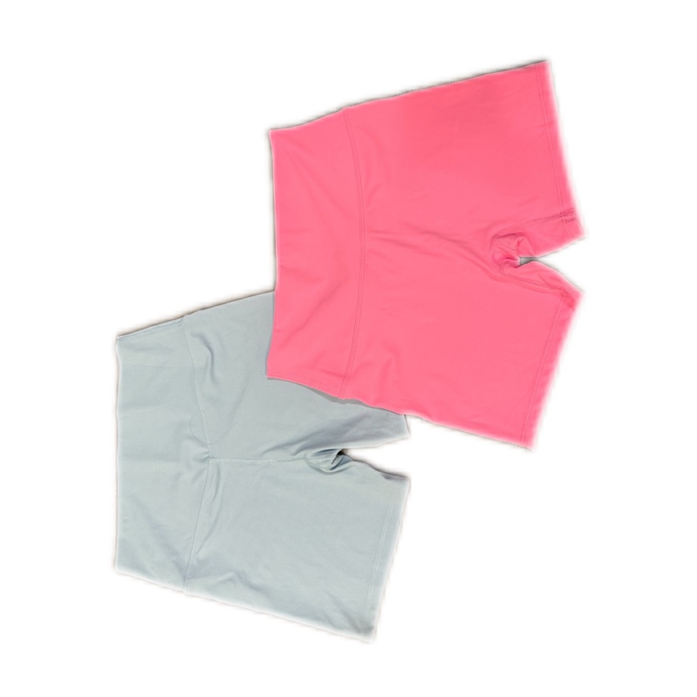 Pink and blue Athletic Shorts Set